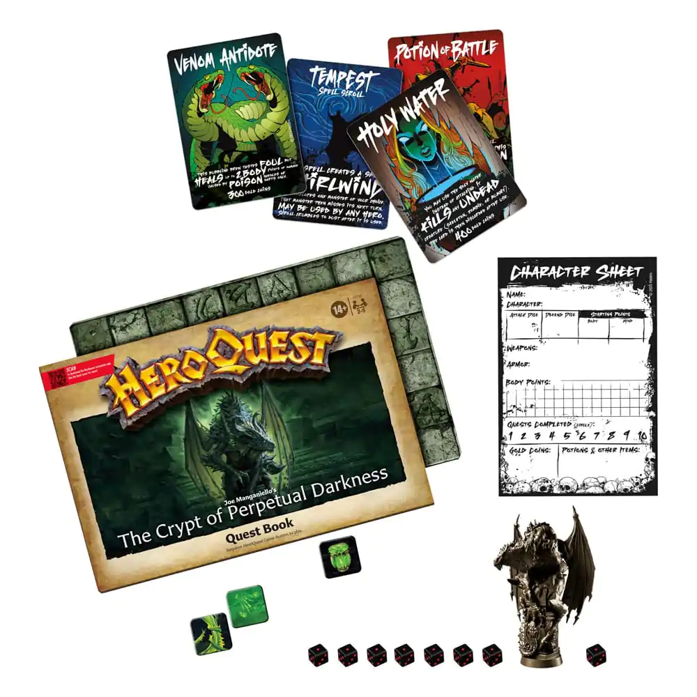 HeroQuest Brettspiel Erweiterung The Crypt of Perpetual Darkness Quest Pack *English Version* Produktfoto