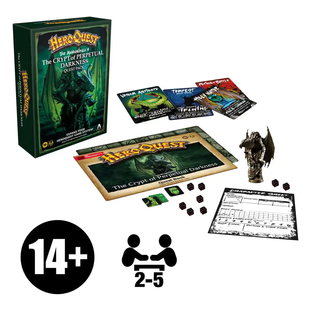 HeroQuest Brettspiel Erweiterung The Crypt of Perpetual Darkness Quest Pack *English Version* Produktfoto