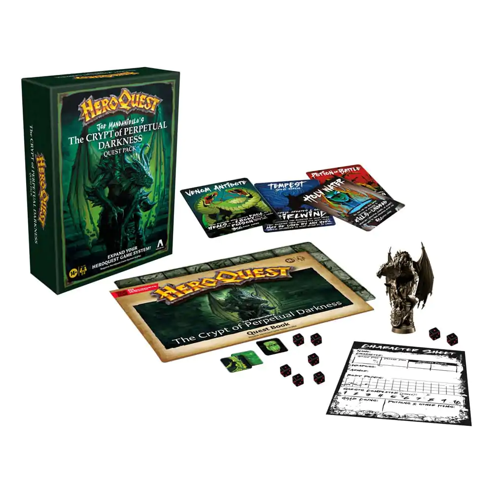 HeroQuest Brettspiel Erweiterung The Crypt of Perpetual Darkness Quest Pack *English Version* Produktfoto