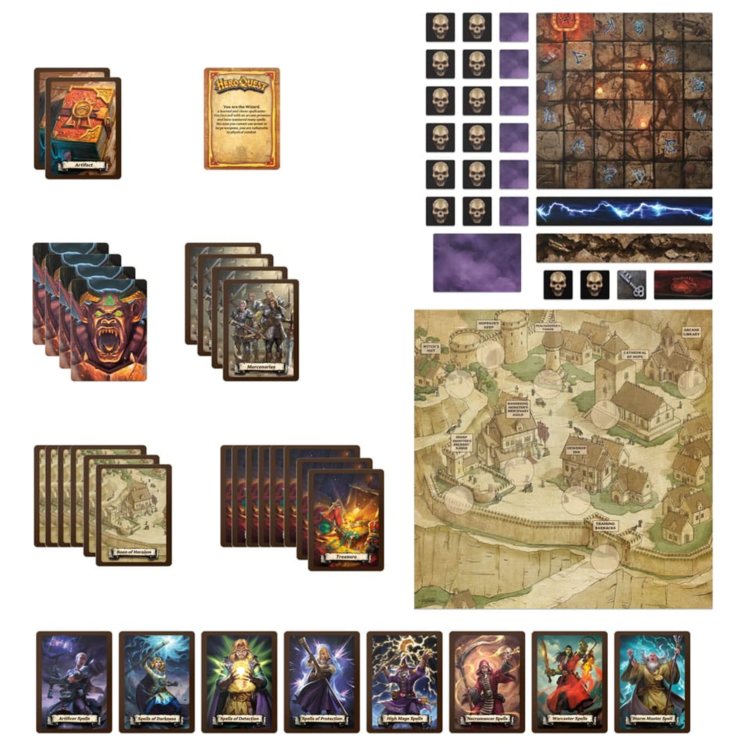 HeroQuest Brettspiel Erweiterung Wizards of Morcar Quest Pack *English Version* Produktfoto
