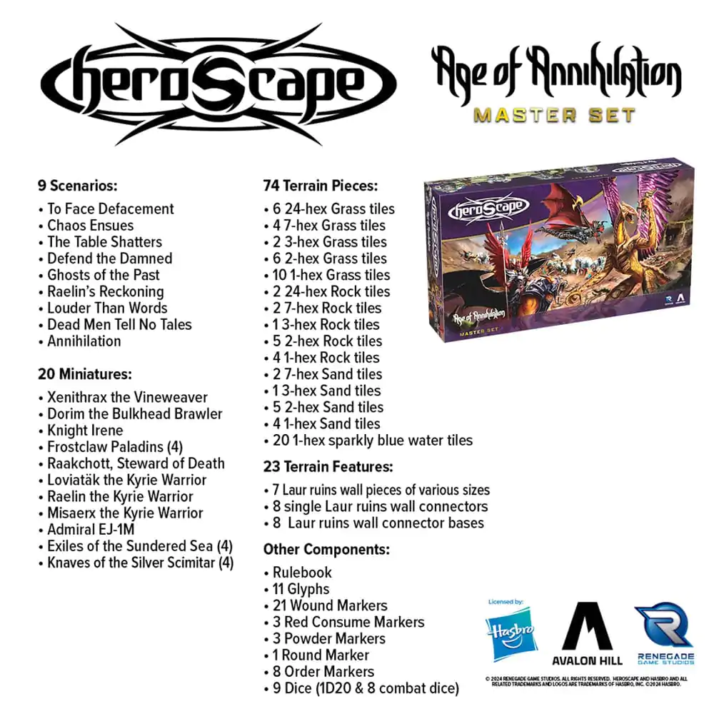 Heroscape Brettspiel Age of Annihilation Master Set *English Version* Produktfoto