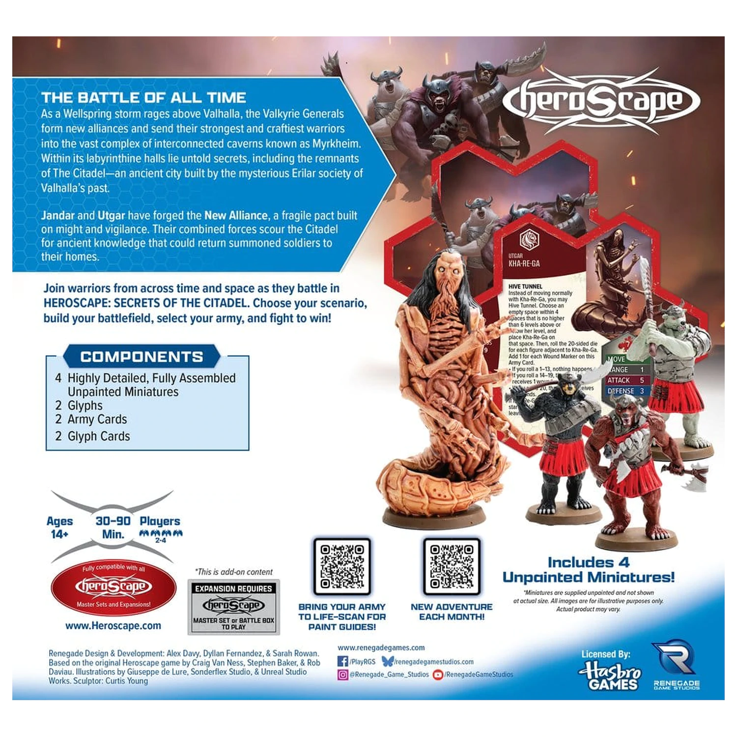 Heroscape Armee Erweiterung Might of the New Alliance *Englische Version* Produktfoto