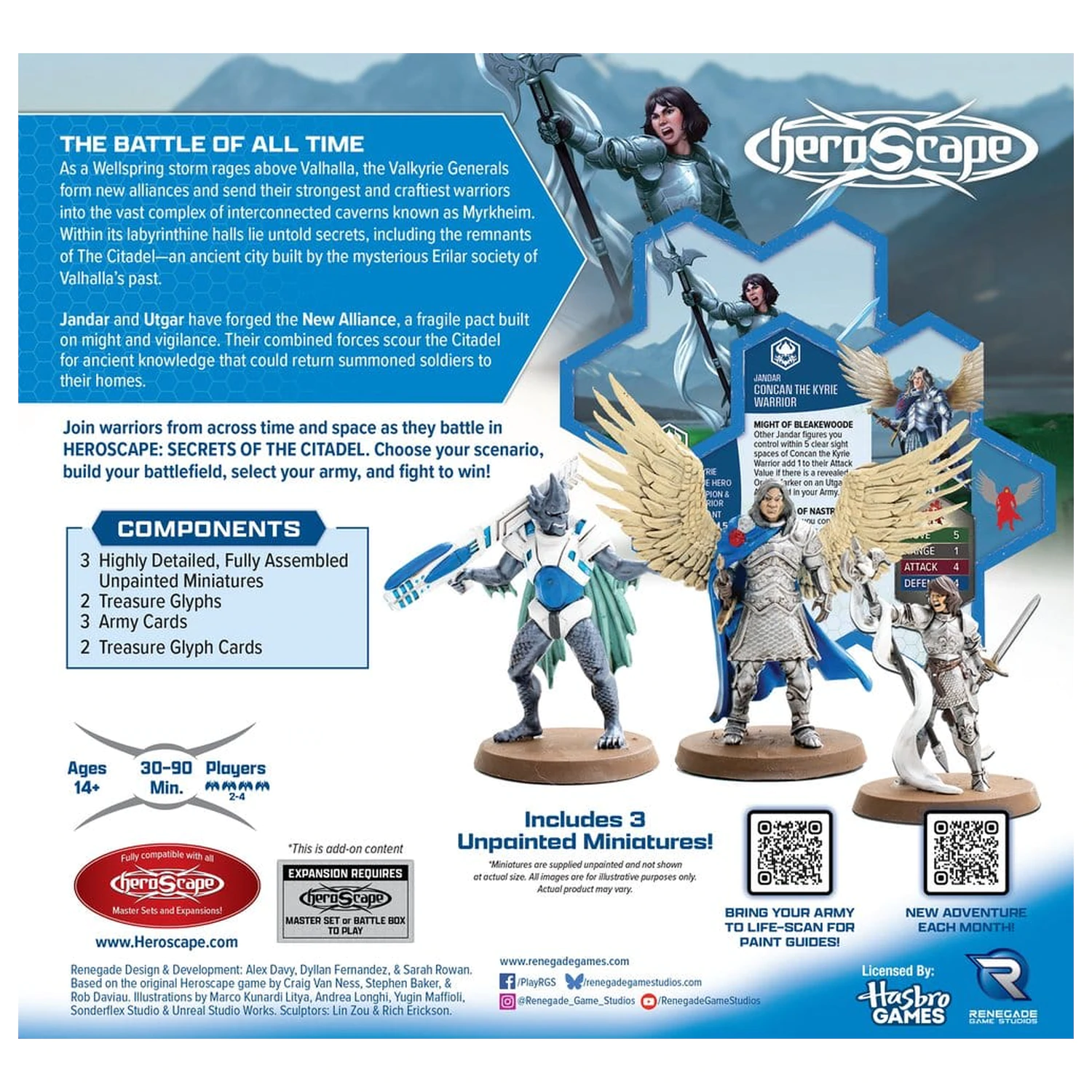 Heroscape Armee Erweiterung Paragons of the New Alliance *English Version* Produktfoto