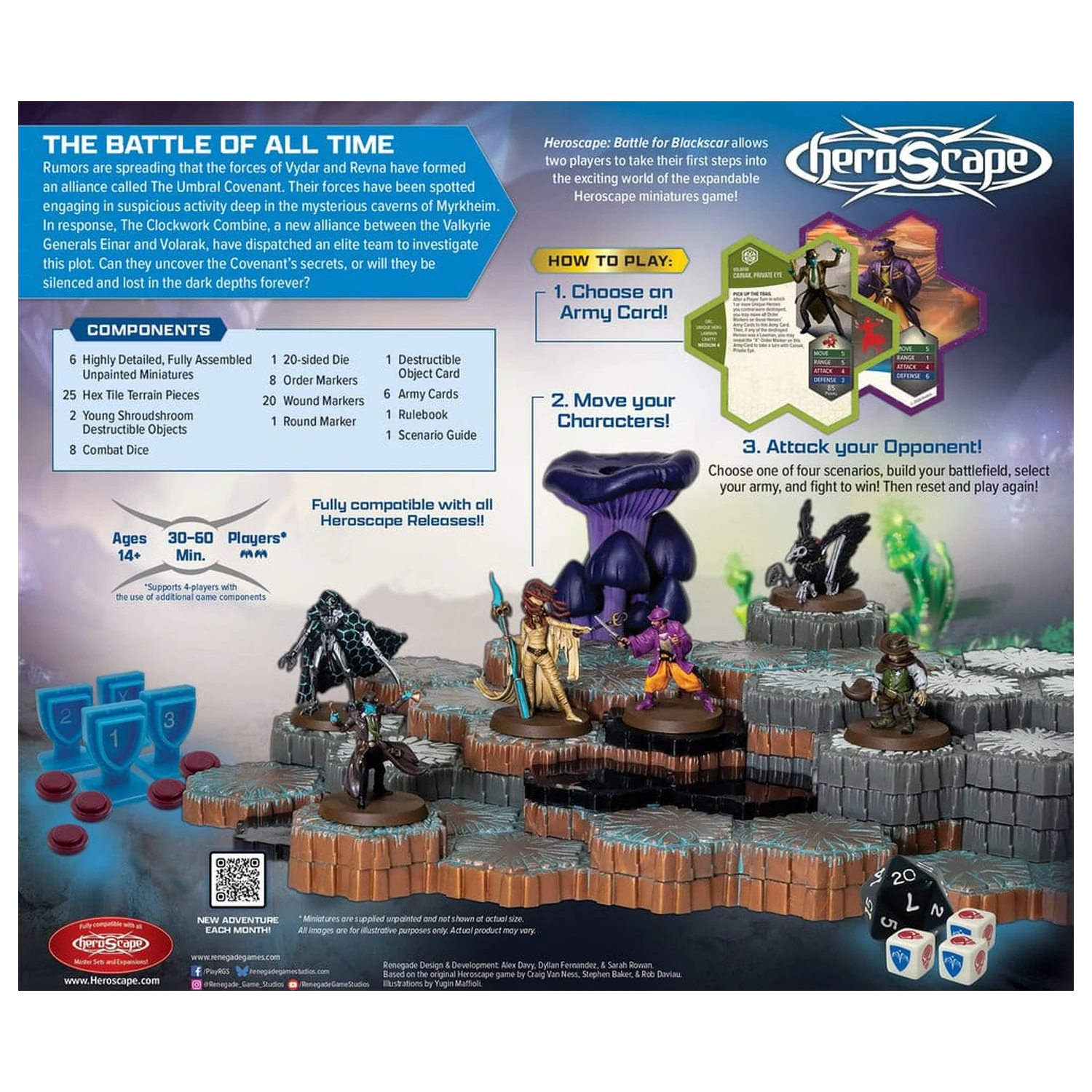 Heroscape Brettspiel Battle for Blackscar Battle Box *englische Version* Produktfoto