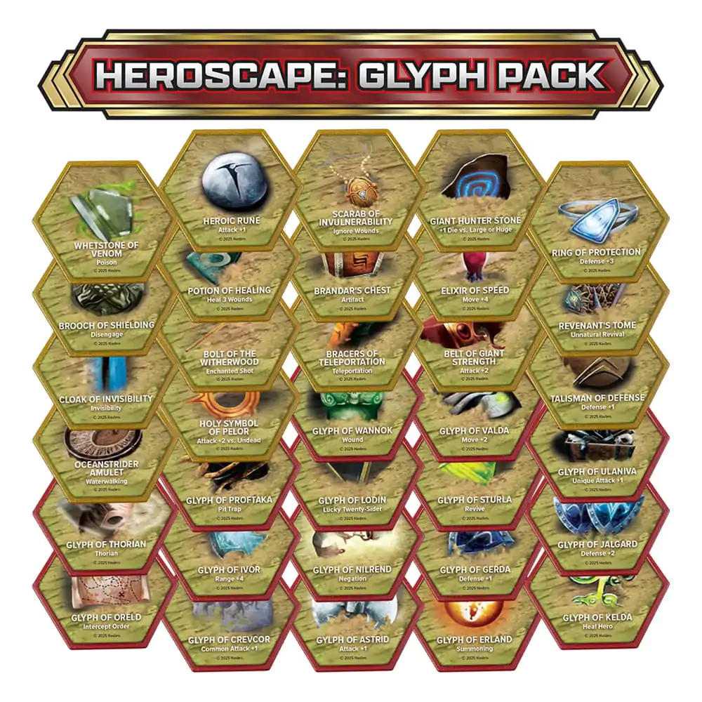 Heroscape Erweiterungs Glyph Pack English Version Produktfoto
