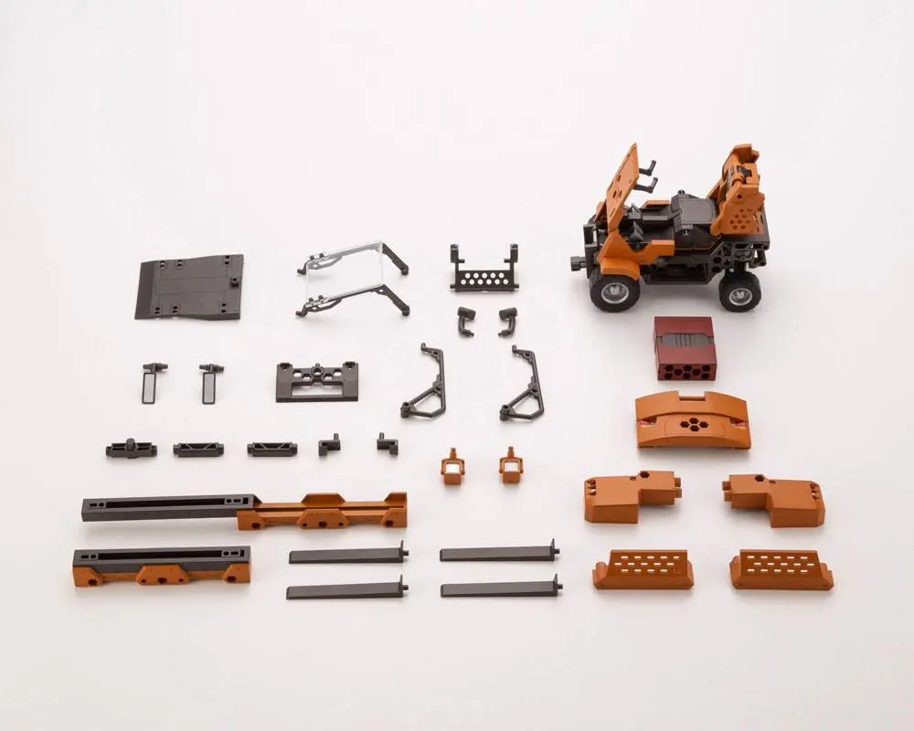 Hexa Gear Plastic Model Kit 1/24 Booster Pack 006 Forklift Type Orange Ver. 20 cm Produktfoto