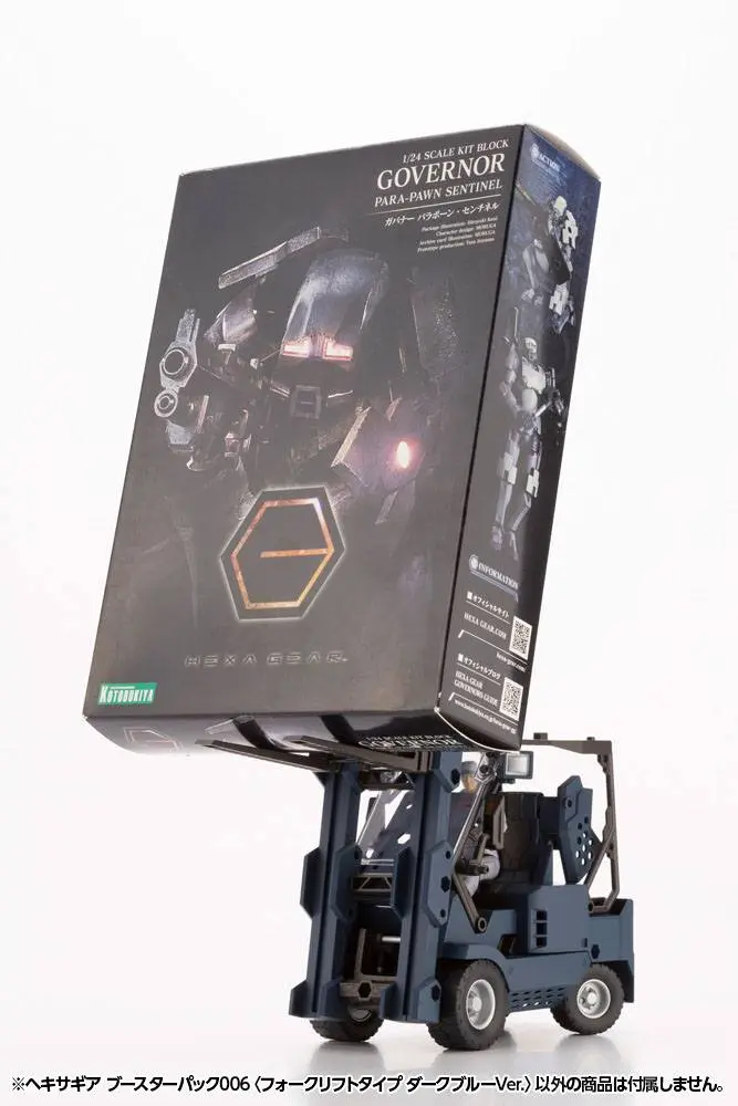 Hexa Gear Plastic Model Kit 1/24 Booster Pack 006 Forklift Type Dark Blue Ver. 20 cm Produktfoto