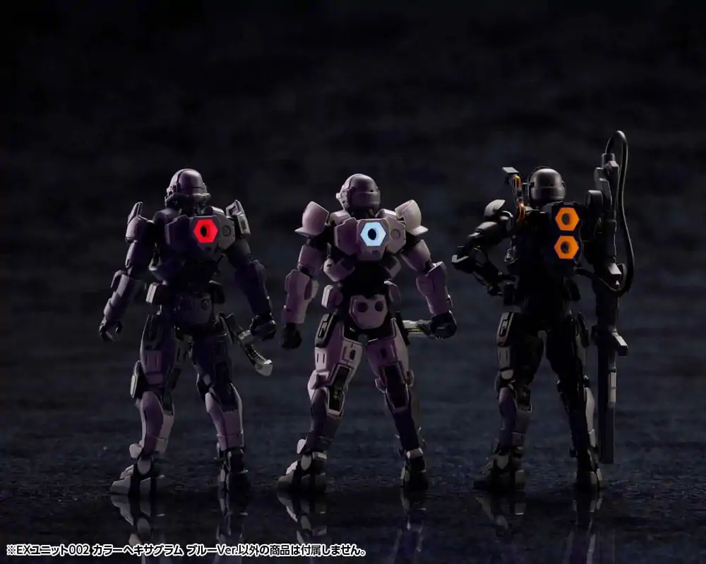 Hexa Gear Plastic Model Kit Zubehör-Set 1/24 Ex Unit 002 Hexa G-R.A.M Blue Ver. Produktfoto