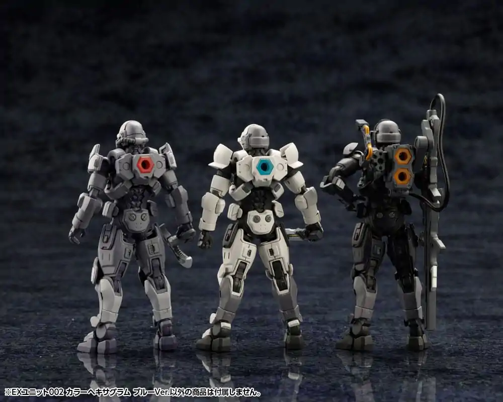 Hexa Gear Plastic Model Kit Zubehör-Set 1/24 Ex Unit 002 Hexa G-R.A.M Blue Ver. Produktfoto