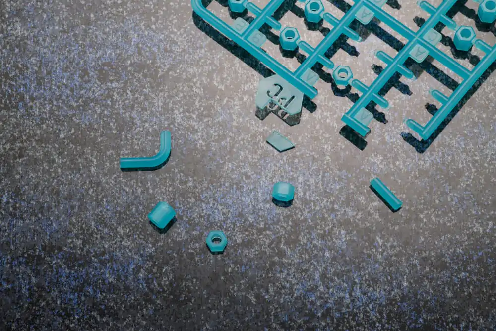 Hexa Gear Plastic Model Kit Zubehör-Set 1/24 Ex Unit 002 Hexa G-R.A.M Blue Ver. Produktfoto