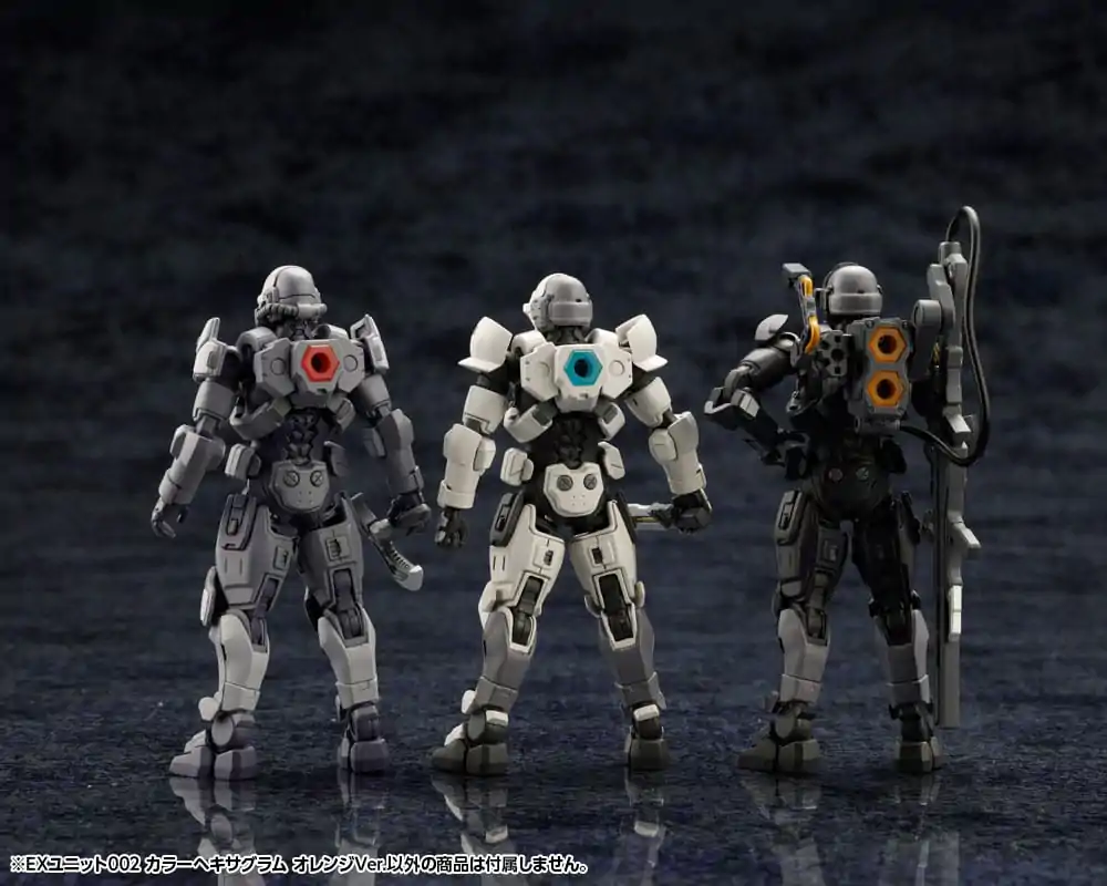 Hexa Gear Plastic Model Kit Zubehör-Set 1/24 Ex Unit 002 Hexa G-R.A.M Orange Ver. Produktfoto