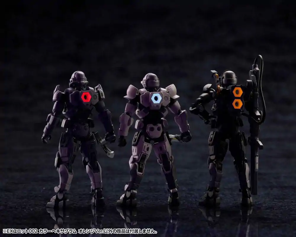 Hexa Gear Plastic Model Kit Zubehör-Set 1/24 Ex Unit 002 Hexa G-R.A.M Orange Ver. Produktfoto