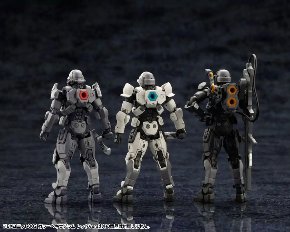 Hexa Gear Plastic Model Kit Zubehör-Set 1/24 Ex Unit 002 Hexa G-R.A.M Red Ver. Produktfoto