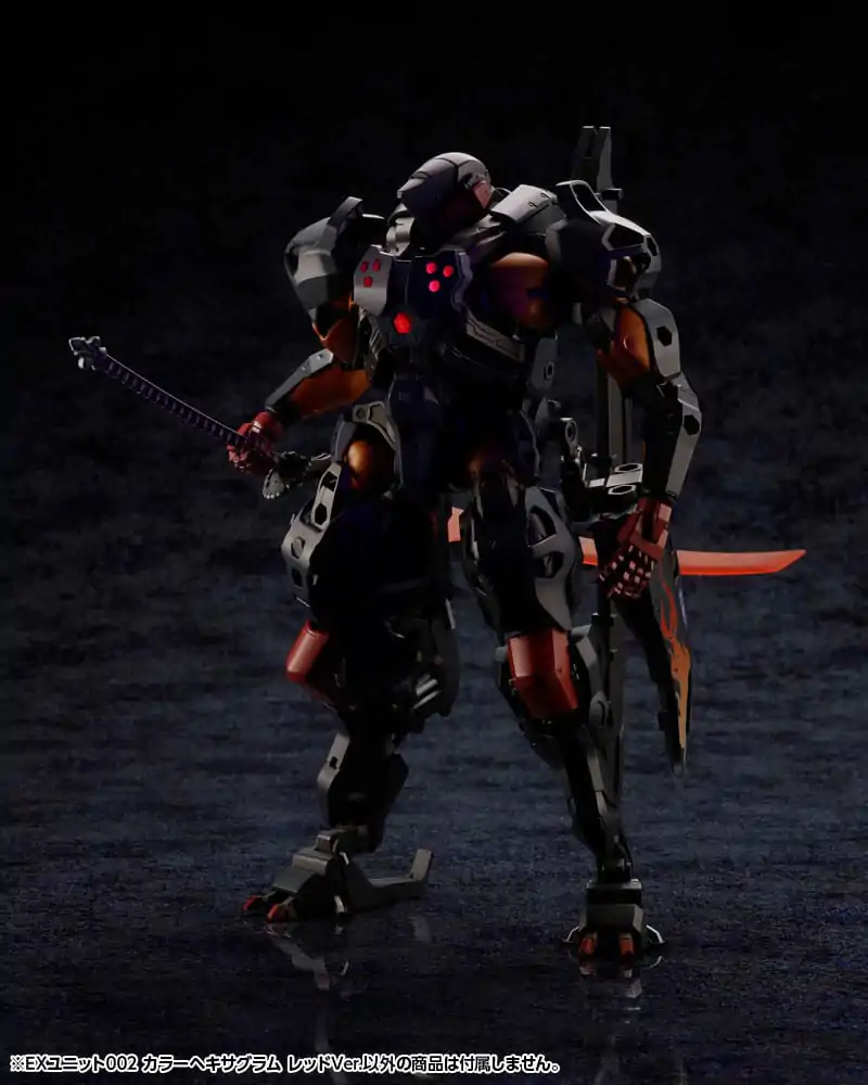 Hexa Gear Plastic Model Kit Zubehör-Set 1/24 Ex Unit 002 Hexa G-R.A.M Red Ver. Produktfoto