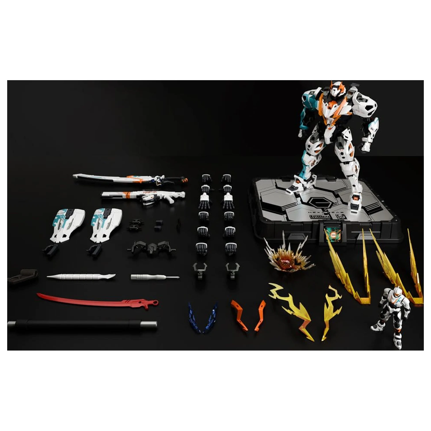 Hexa Gear Actionfigur 1/24 V-Thor Assault Type "Ji Rei" (Swift Thunder) 23 cm Produktfoto