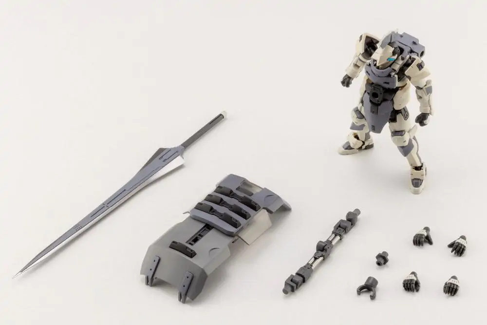 Hexa Gear Plastic Model Kit 1/24 Governor Armor Type Knight Bianco 8 cm Produktfoto