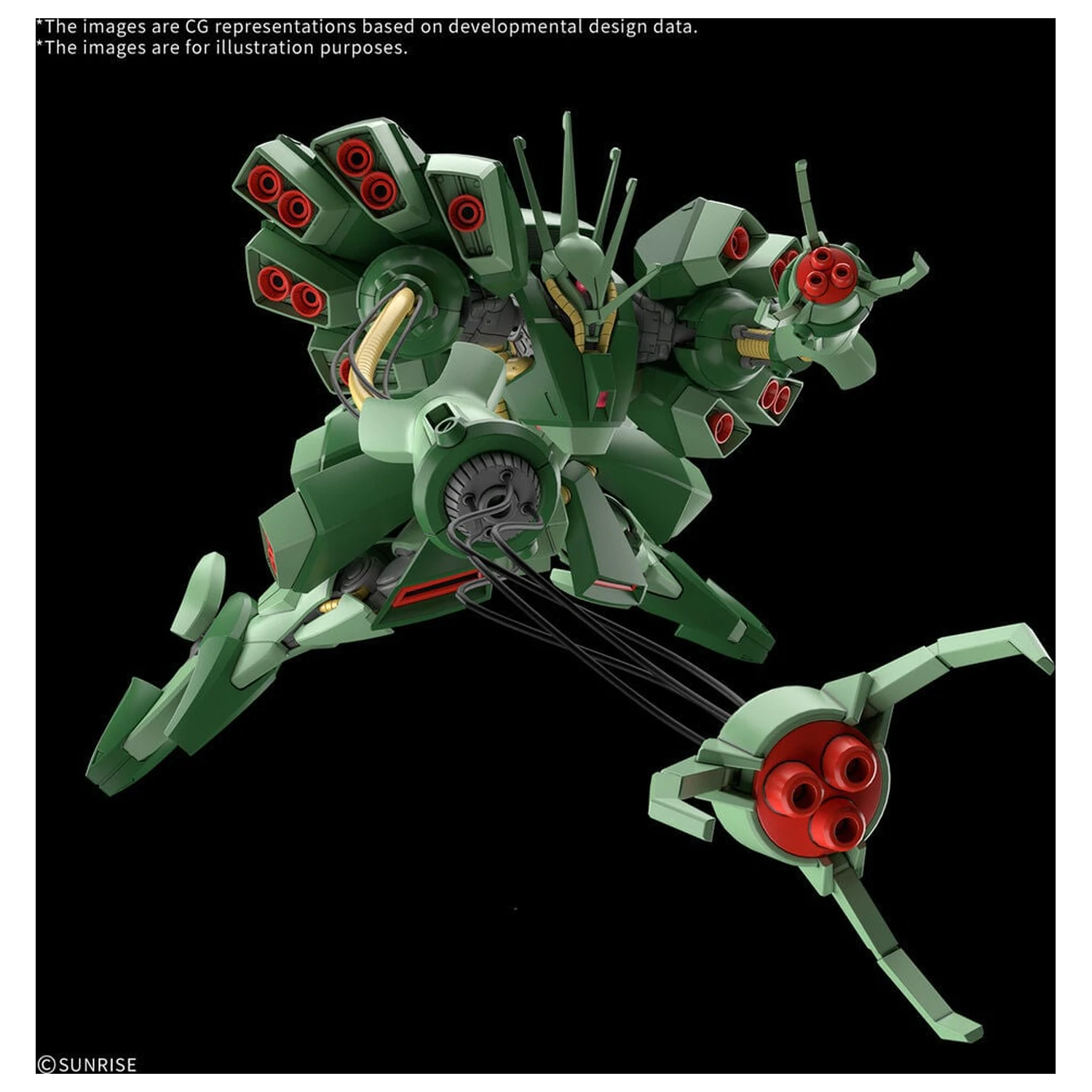 HG 1/144 Hamma-Hamma Mobile Suit Gundam ZZ High Grade Modellbausatz Produktfoto