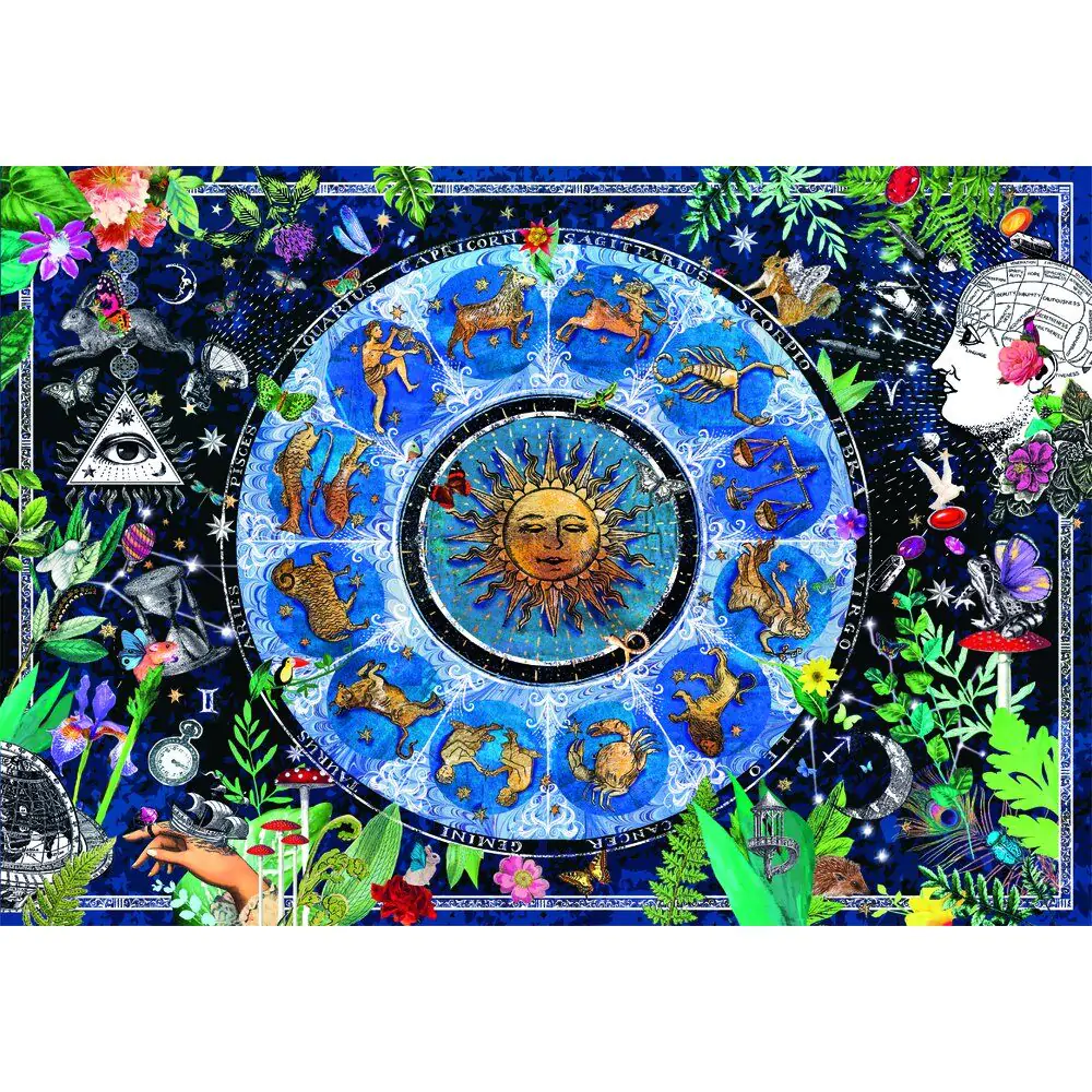 High Quality Astrological Chart Puzzle 1000St Produktfoto