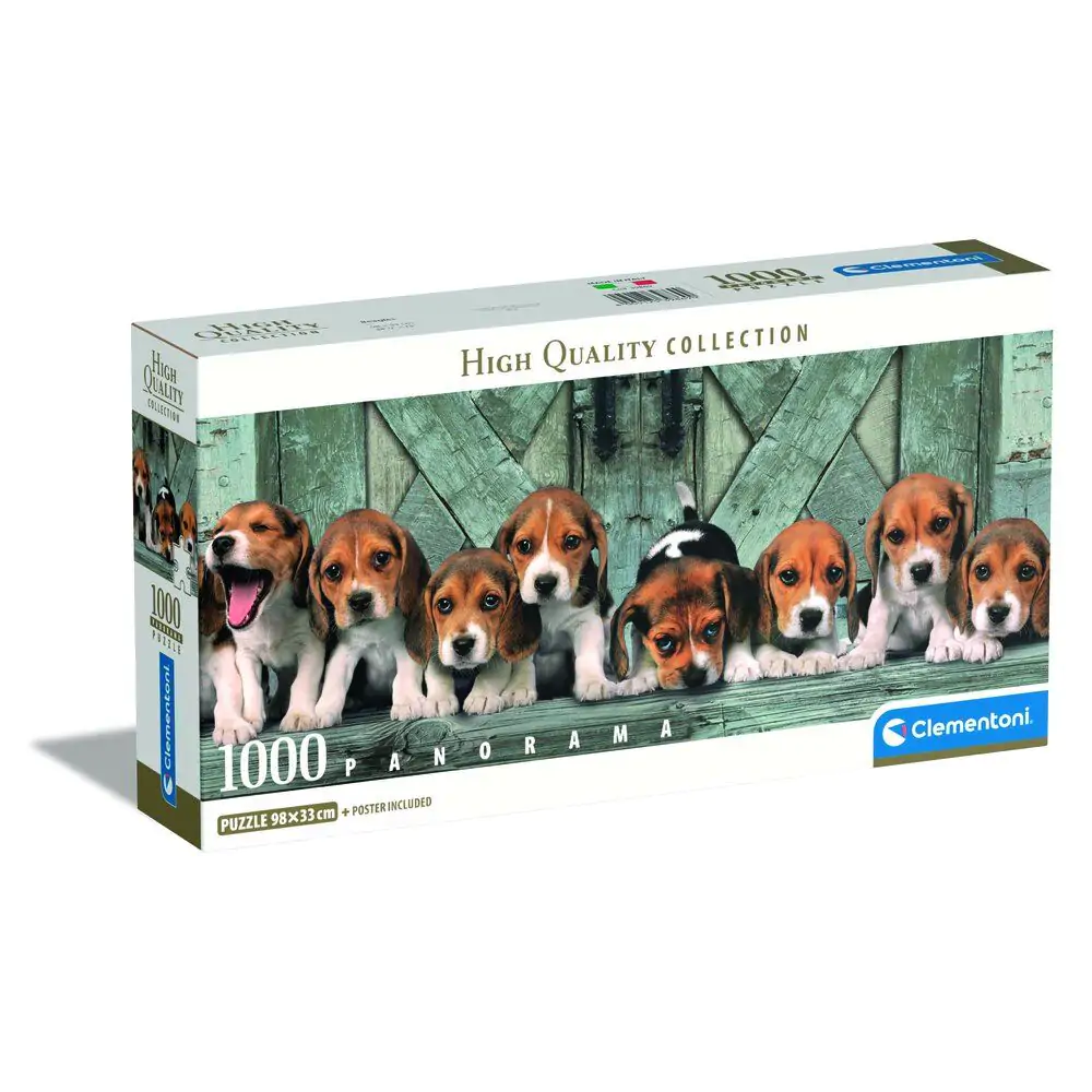 High Quality Beagles Panorama Puzzle 1000St Produktfoto