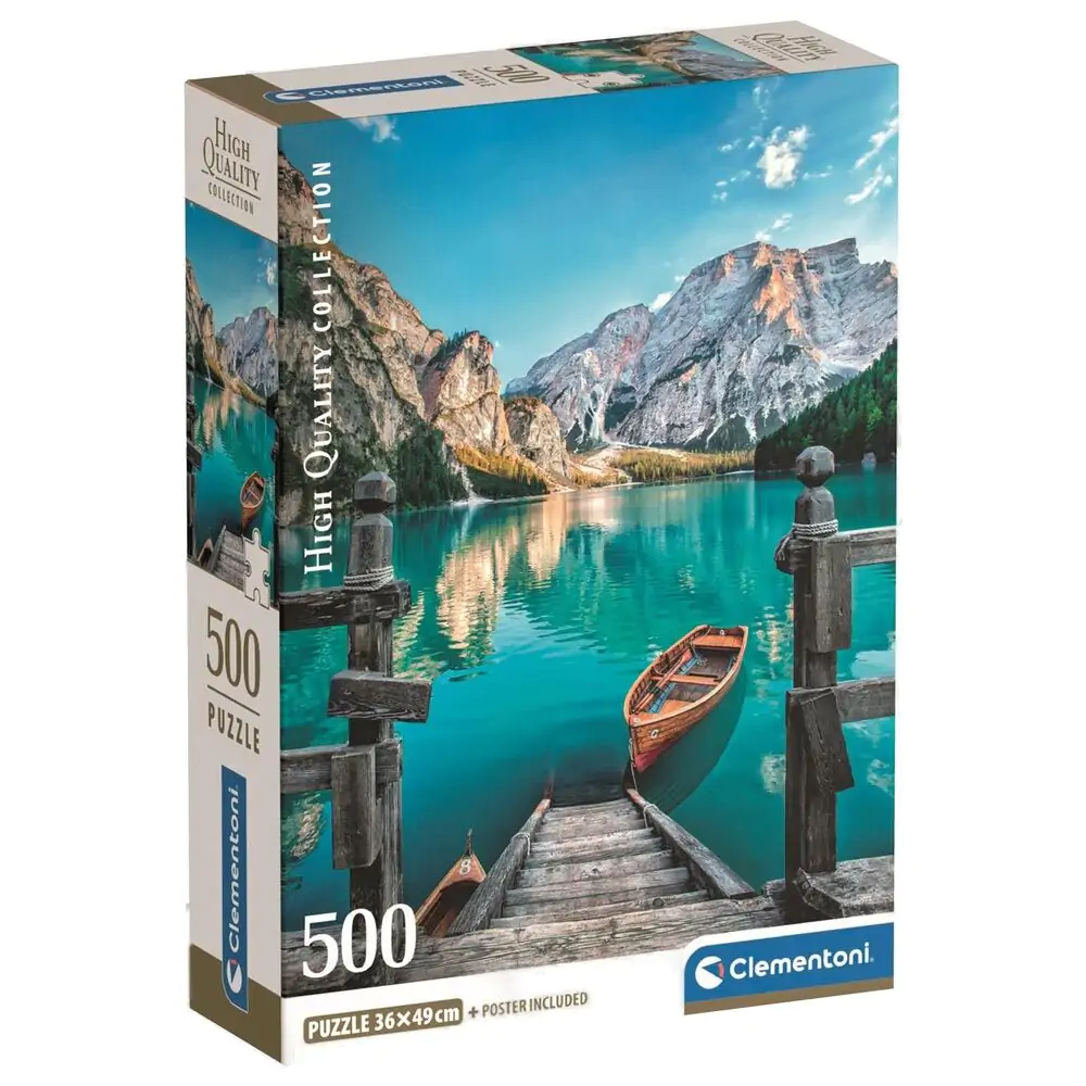 High Quality Braies Lake Puzzle 500St Produktfoto