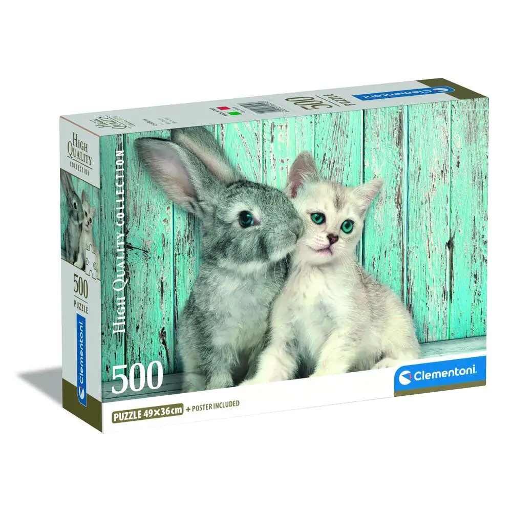 High Quality Cat & Bunny Puzzle 500St Produktfoto