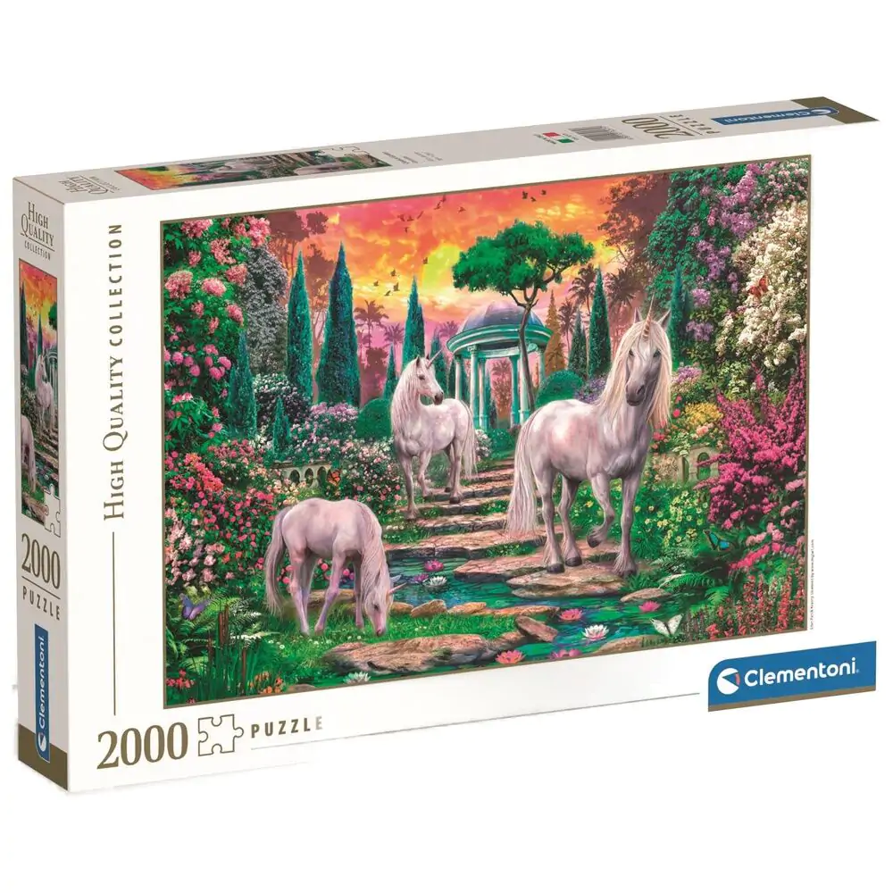 High Quality Classical Garden Unicorns Puzzle 2000St Produktfoto