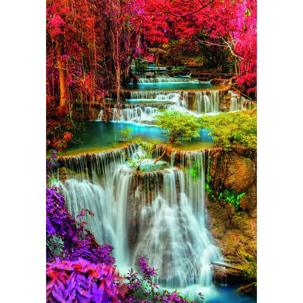 High Quality Colourful Thai Falls Puzzle 1000St Produktfoto