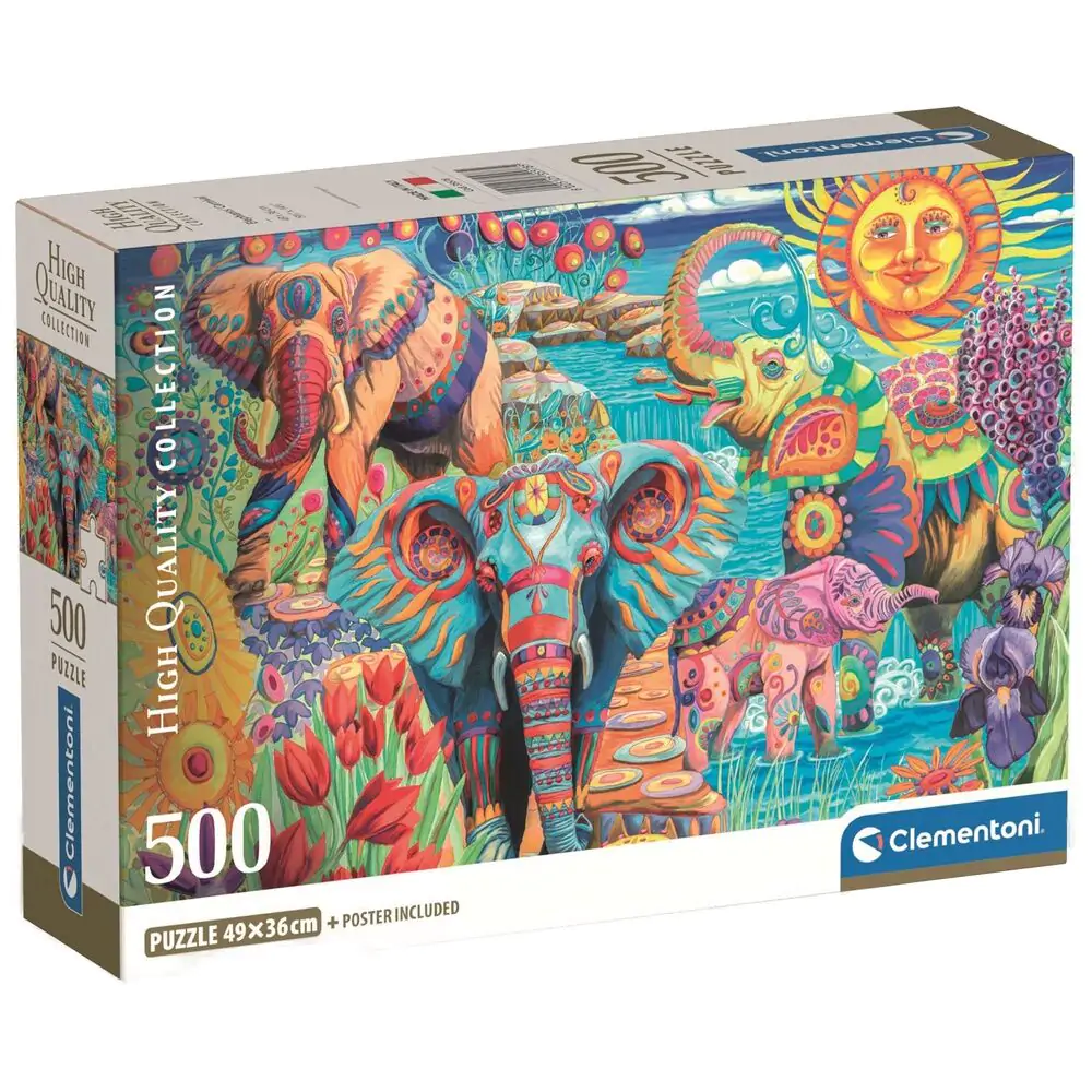 High Quality Elephants’ Carnival Puzzle 500St Produktfoto