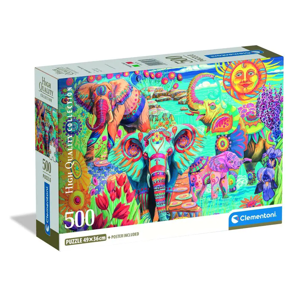 High Quality Elephants’ Carnival Puzzle 500St Produktfoto