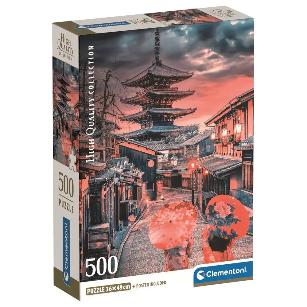 High Quality Evening in Kyoto Puzzle 500St Produktfoto