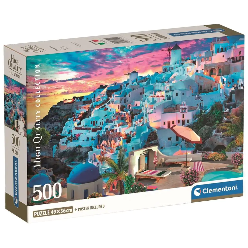 High Quality Greece View Puzzle 500St Produktfoto