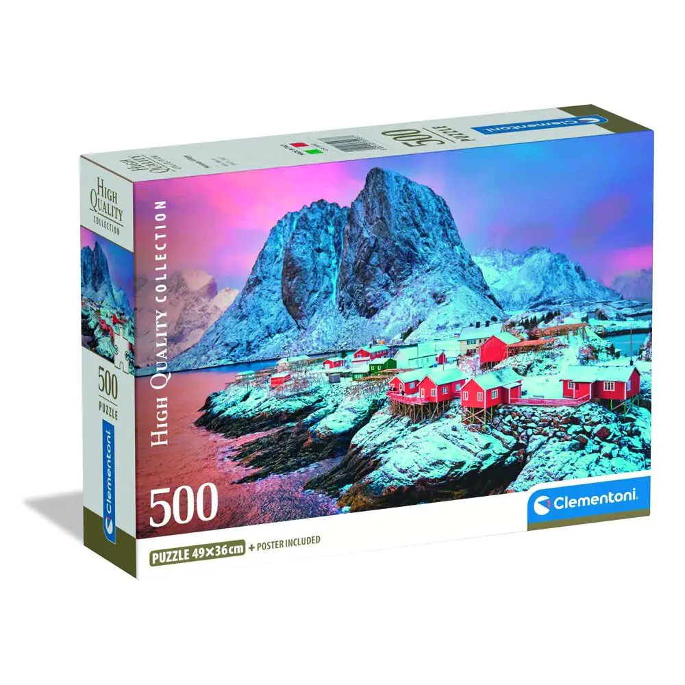 High Quality Hamnoy Village Puzzle 500St Produktfoto