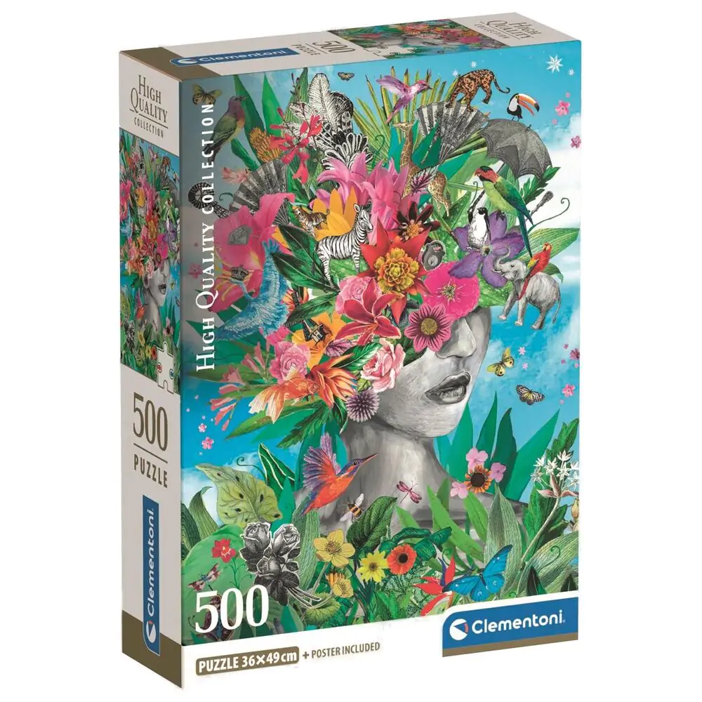High Quality Head in the Jungle Puzzle 500St Produktfoto