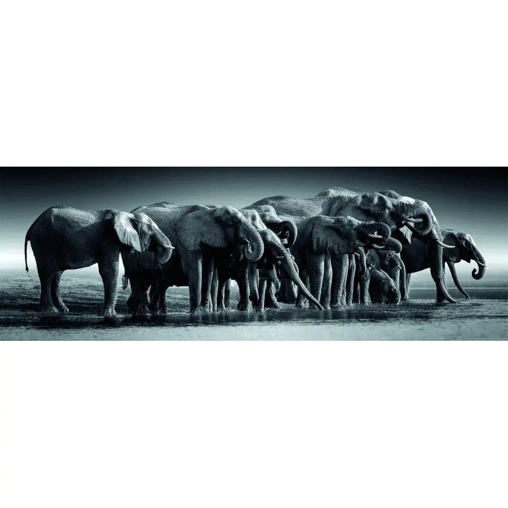 High Quality Herd of Giants Panorama Puzzle 1000St Produktfoto