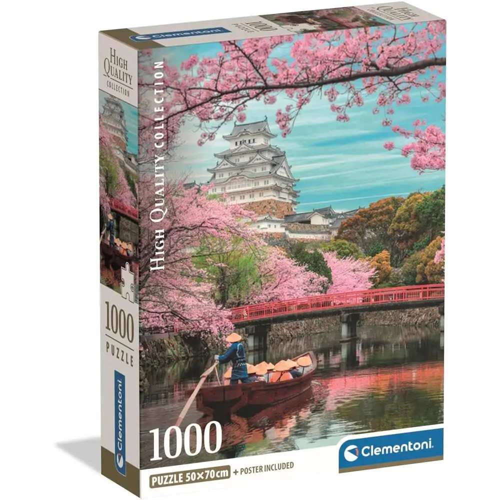 High Quality Himeji Castle in Spring Puzzle 1000St Produktfoto