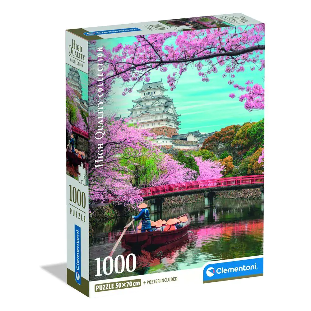 High Quality Himeji Castle in Spring Puzzle 1000St Produktfoto