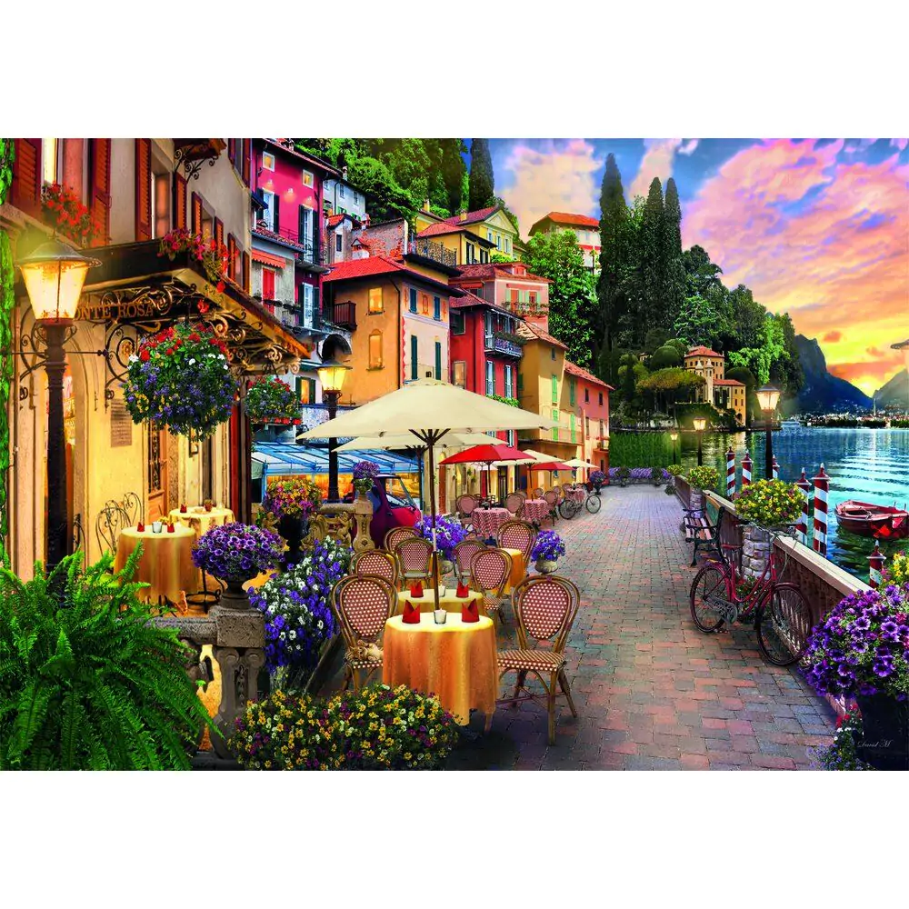 High Quality Lake Como Puzzle 500St Produktfoto