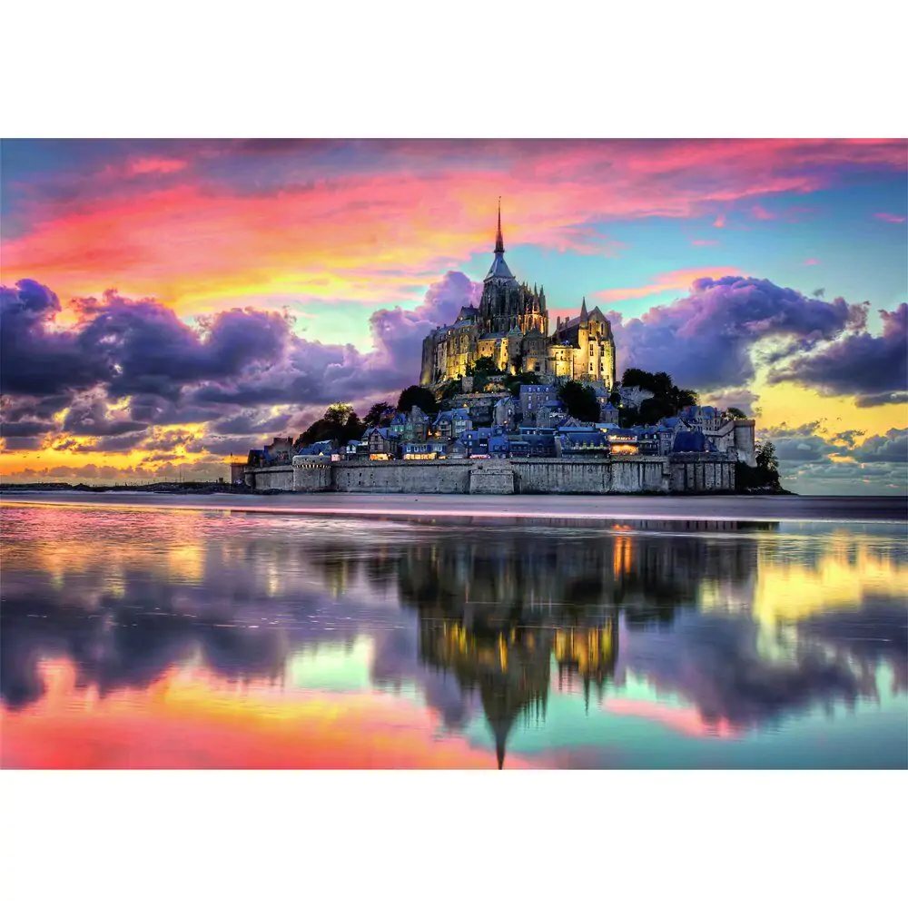 High Quality Le Magnifique Mont Saint-Michel Puzzle 1000St Produktfoto