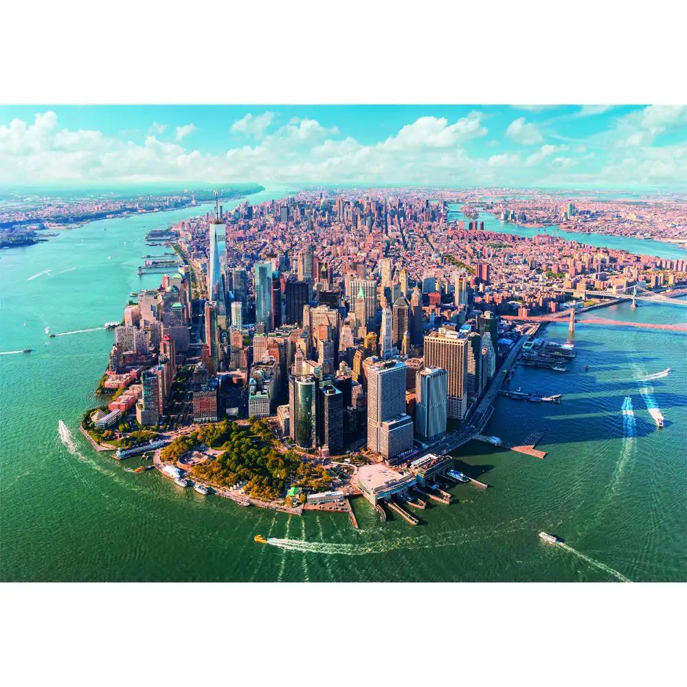 High Quality Lower Manhattan New York City Puzzle 2000St Produktfoto