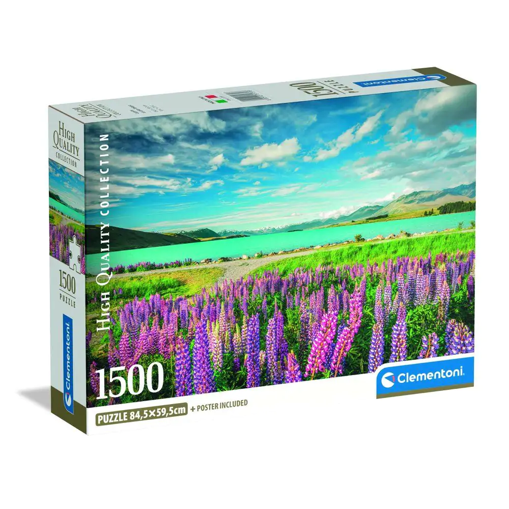 High Quality Lupins at Lake Tekapo Puzzle 1500St Produktfoto