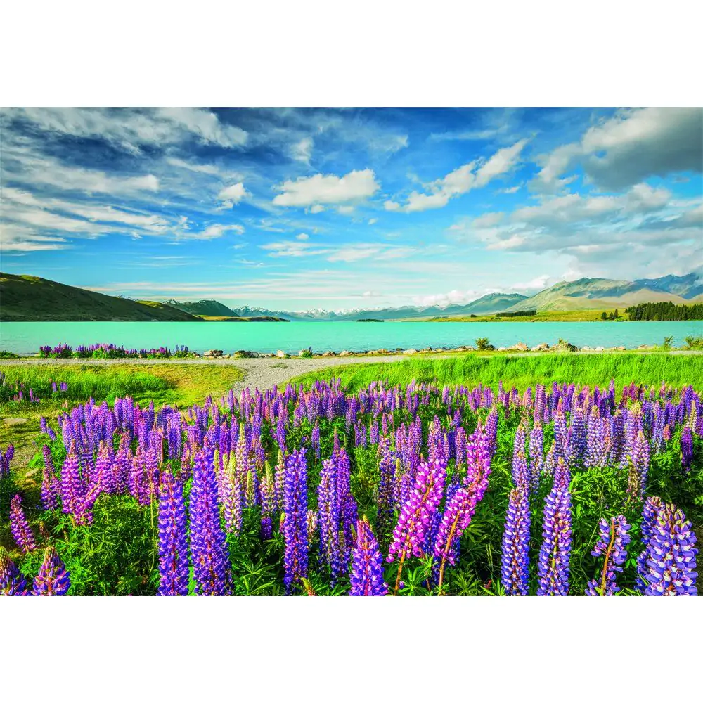 High Quality Lupins at Lake Tekapo Puzzle 1500St Produktfoto