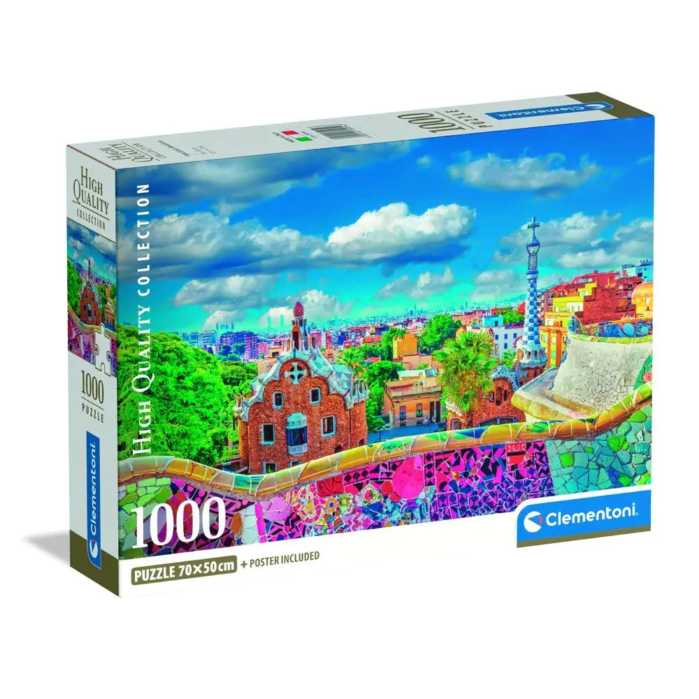 High Quality Park Guell Barcelona Puzzle 1000St Produktfoto