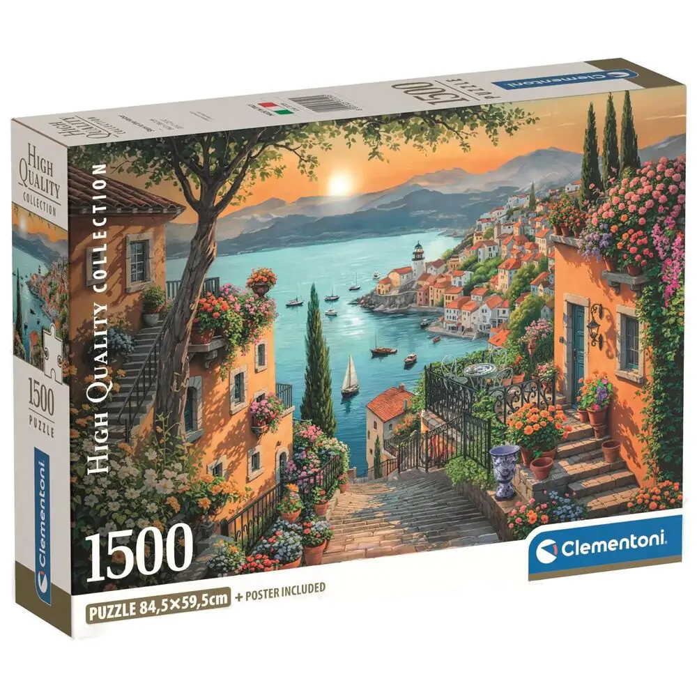 High Quality Steps to the Harbor Puzzle 1500St Produktfoto