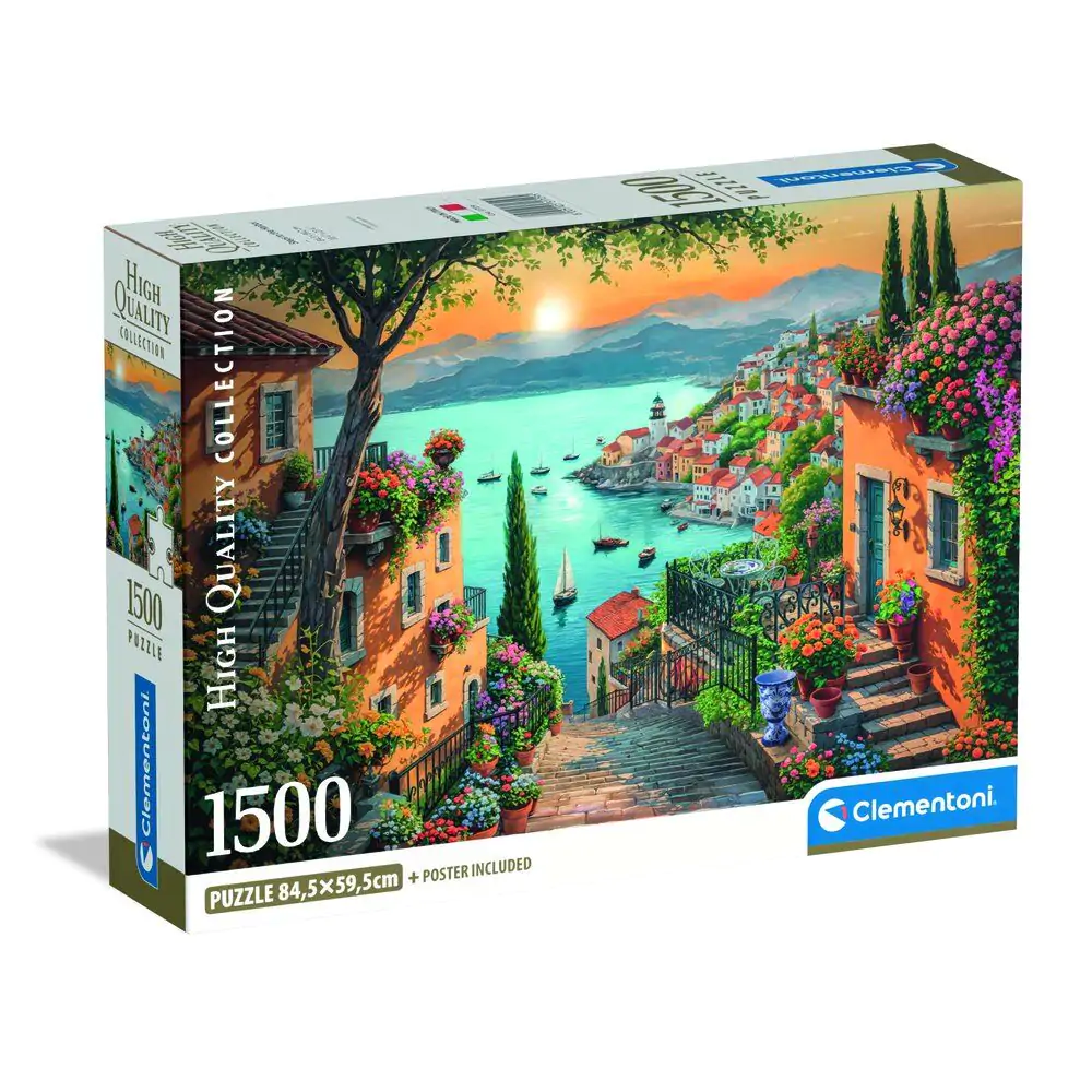 High Quality Steps to the Harbor Puzzle 1500St Produktfoto