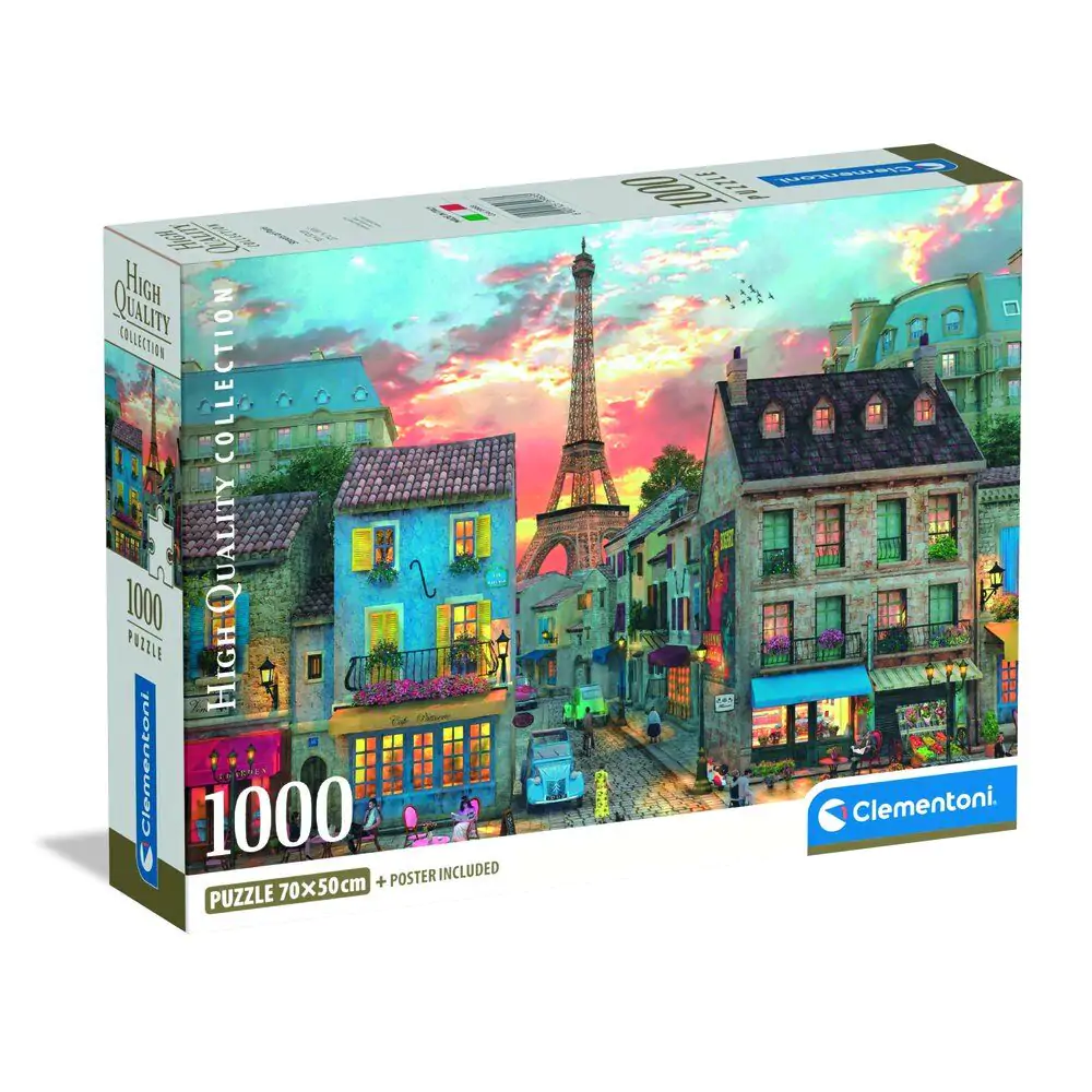 High Quality Streets of Paris Puzzle 1000St Produktfoto
