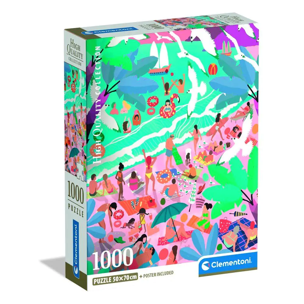 High Quality Sunday at the Beach Puzzle 1000St Produktfoto