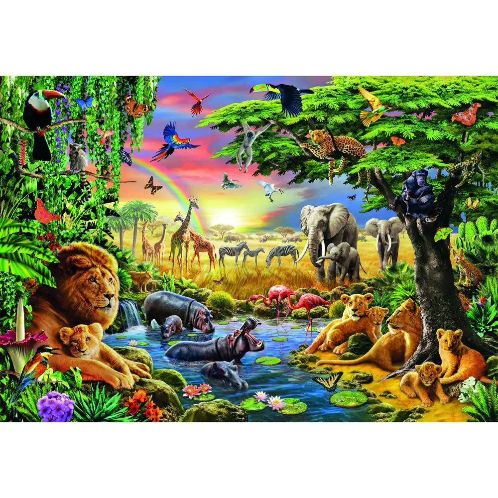 High Quality The African Gathering Puzzle 2000St Produktfoto