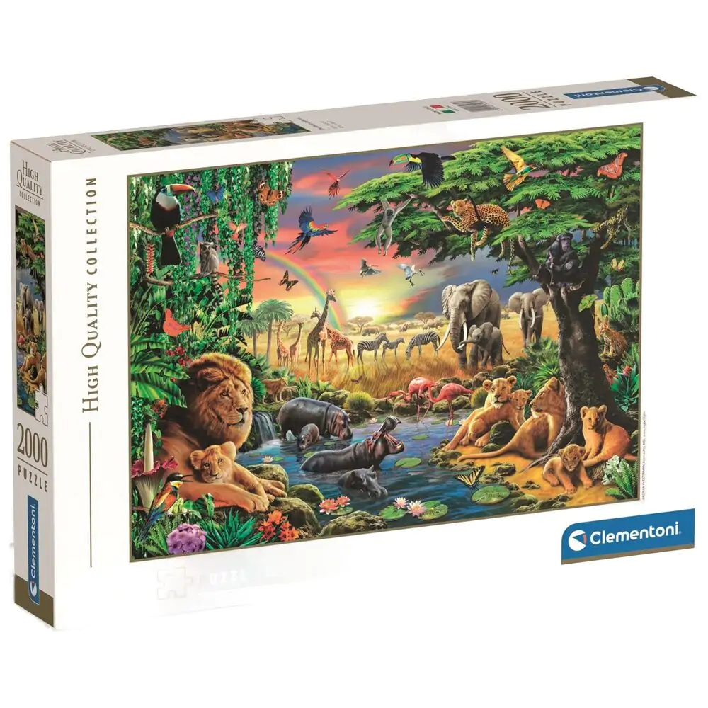 High Quality The African Gathering Puzzle 2000St Produktfoto