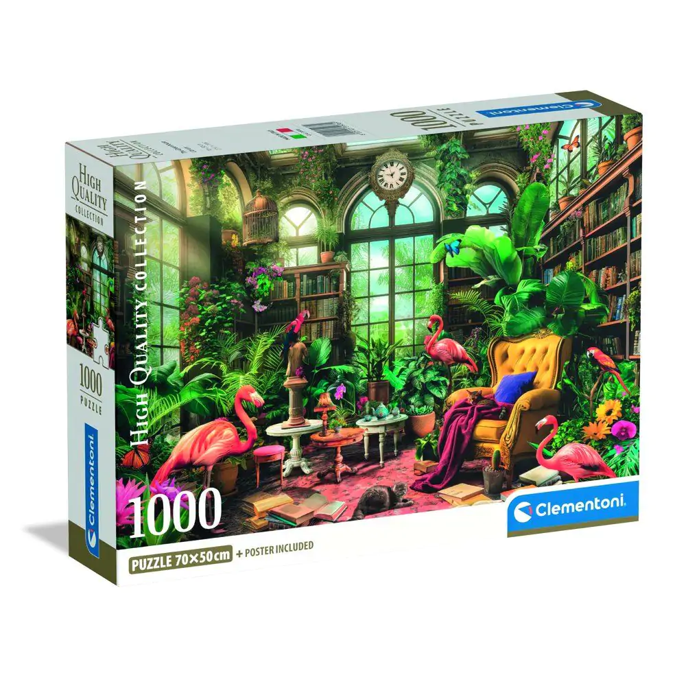 High Quality The Greenhouse Library Puzzle 1000St Produktfoto