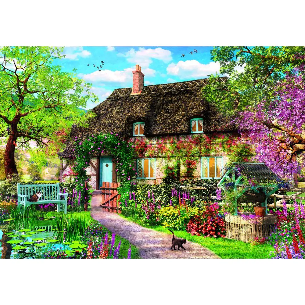 High Quality The Old Cottage Puzzle 1000St Produktfoto